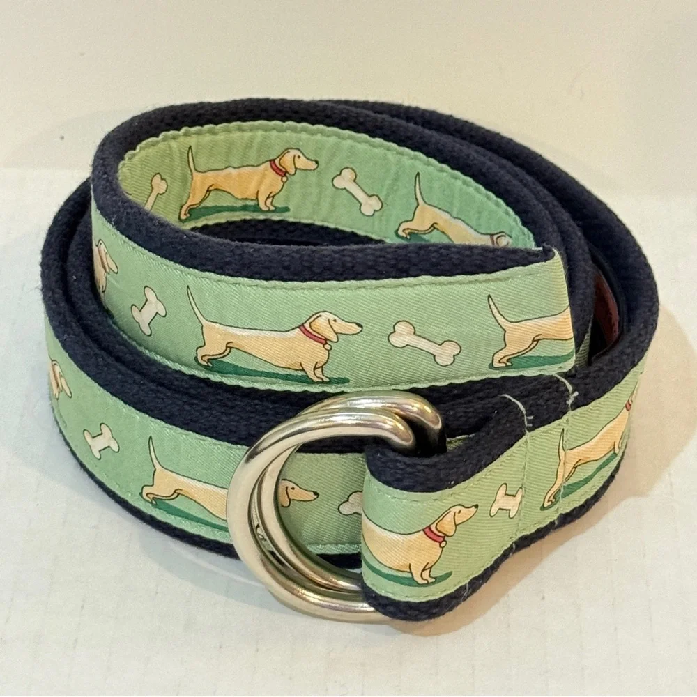 Vineyard Vines D Ring Dog and Bone Belt